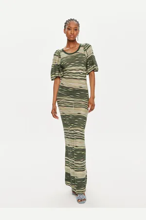 Munthe Sukienka dzianinowa Overcast 242139024273 Slim Fit