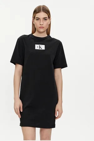 Calvin Klein Sukienka codzienna 000QS7178E Regular Fit