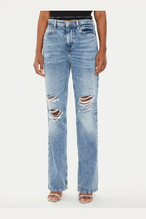 Guess Jeansy W4YA33 D4WBH Straight Leg
