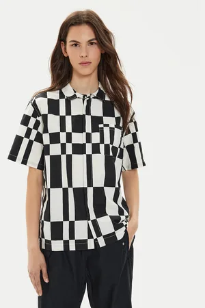 Converse Koszula W Festival Aop Shirt 10026817-A01 Regular Fit