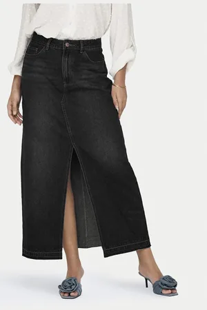 JDY Spódnica jeansowa Bella 15317441 Regular Fit