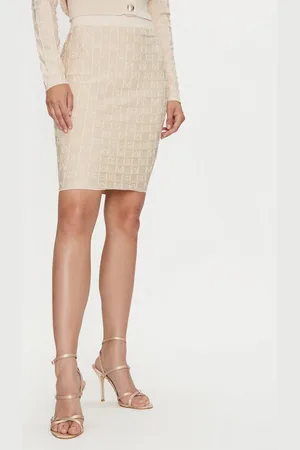 Guess Spódnica ołówkowa 4YGD23 5718Z Slim Fit