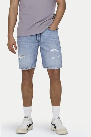 Only & Sons Szorty jeansowe Edge 22029647 Straight Fit