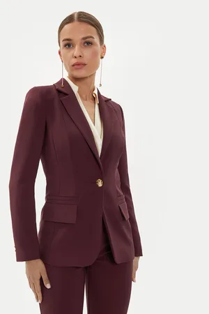 Elisabetta Franchi Marynarka GI-094-46E2-V500 Regular Fit