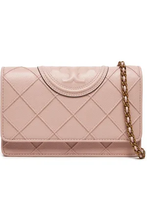 Tory Burch Torebka Fleming Soft Polished Grain Chain Wallet 158604