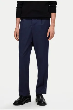 SELECTED Spodnie materiałowe 16094358 Tapered Fit