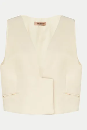 Twin-Set Kamizelka garniturowa 241TT2100 Slim Fit
