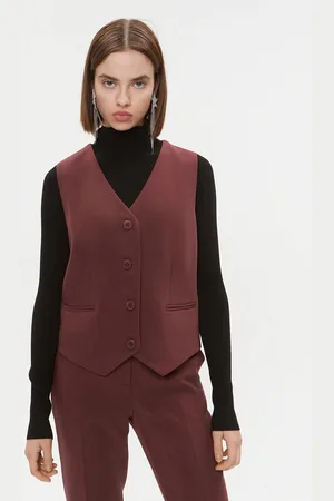 DKNY Kamizelka garniturowa UG3VX083 Regular Fit