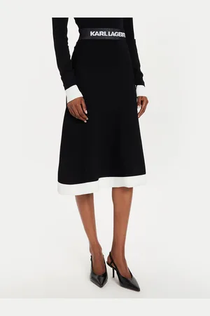 Karl Lagerfeld Spódnica trapezowa 245W1230 Regular Fit