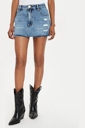 ONE TEASPOON Spódnica jeansowa 26411 Slim Fit