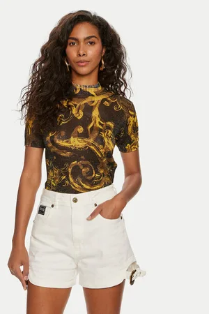 VERSACE Bluzka 76HAFMN8 Slim Fit