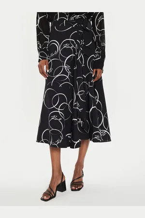 Karl Lagerfeld Spódnica midi 245W1203 Regular Fit