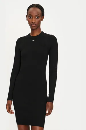 Replay Sukienka dzianinowa DK3319.000.G23370 Slim Fit