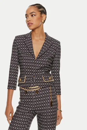 Elisabetta Franchi Marynarka GI-S85-46E2 Regular Fit