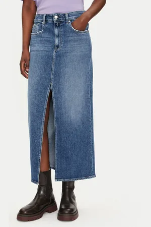 Replay Spódnica jeansowa W9922 .000.737 789 Regular Fit