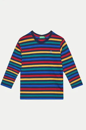 Benetton Bluzka 3GZ3G10F1 Regular Fit