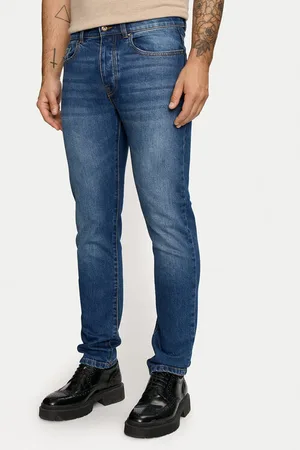 Benetton Jeansy 4MCP57BC8 Slim Fit