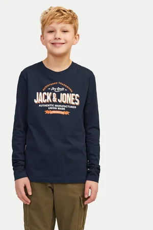 JACK&JONES JUNIOR Bluzka Logo 12258882 Regular Fit