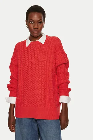 Staud Sweter Tracy R24P3117CA Oversize