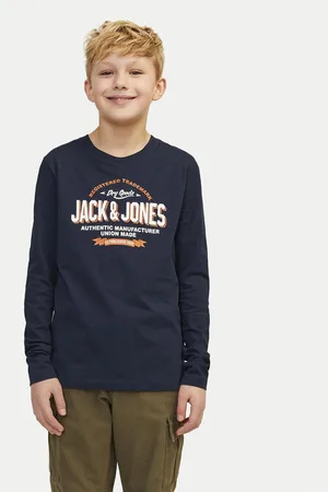 JACK&JONES JUNIOR Bluzka Logo 12258880 Regular Fit