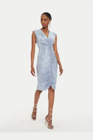 Norma Kamali Sukienka koktajlowa ST2243LMD80813 Slim Fit