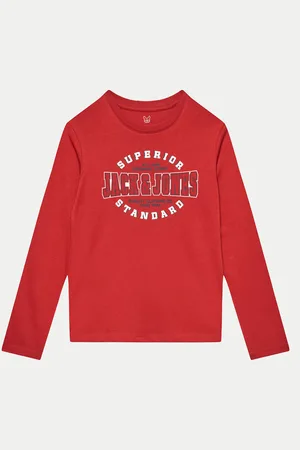 JACK&JONES JUNIOR Bluzka Logo 12258880 Regular Fit