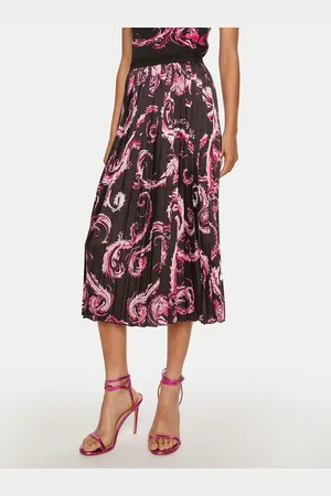 VERSACE Spódnica plisowana 77HAE8A5 Regular Fit