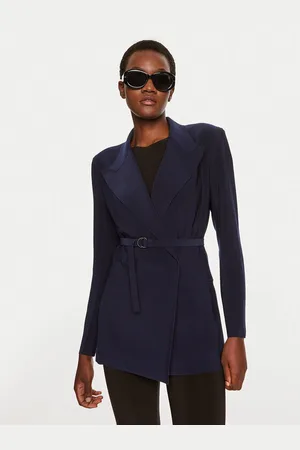 Norma Kamali Marynarka KK2244PLB80951 Slim Fit