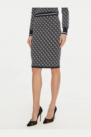 Guess Spódnica ołówkowa Lise W4BD53 Z37K0 Slim Fit