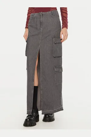 Patrizia Pepe Spódnica jeansowa 8G0415/D080-S684 Regular Fit