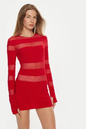 Norma Kamali Sukienka koktajlowa KK4233PMB48946 Slim Fit