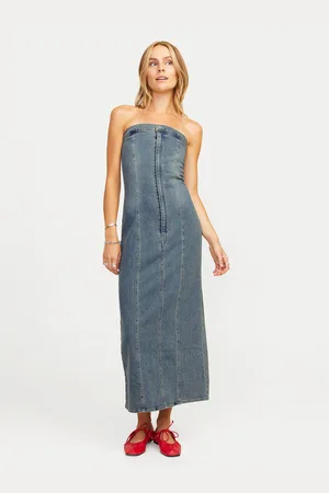 JJXX Sukienka jeansowa Tinga 12260695 Slim Fit