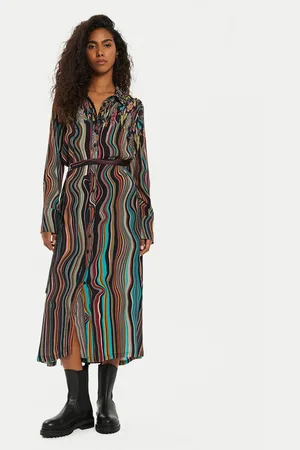 Desigual Sukienka koszulowa Charlotte 24WWVW65 Regular Fit