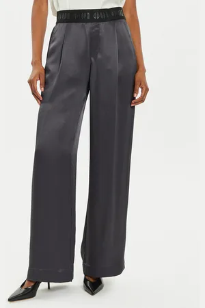 Oui Spodnie materiałowe 88773 1240807 Relaxed Fit