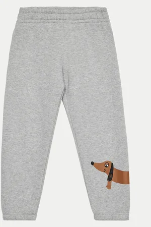 Mini Rodini Spodnie dresowe Dog 2473014394 Regular Fit