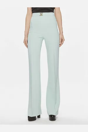 Elisabetta Franchi Spodnie materiałowe PA-T15-41E2- PA-T15-41E2 Regular Fit