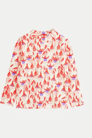 Mini Rodini Bluzka Fuchsia 2472012442 Regular Fit