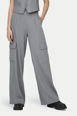JDY Spodnie materiałowe Say 15325001 Wide Leg