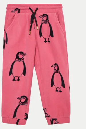 Mini Rodini Spodnie dresowe Penguin 1100009228 Regular Fit