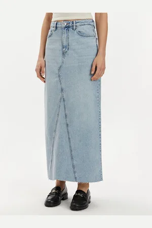 Gina Tricot Spódnica jeansowa 21426 Regular Fit
