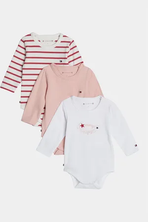 Tommy Hilfiger Komplet 3 par body dziecięcych Essential KN0KN01949