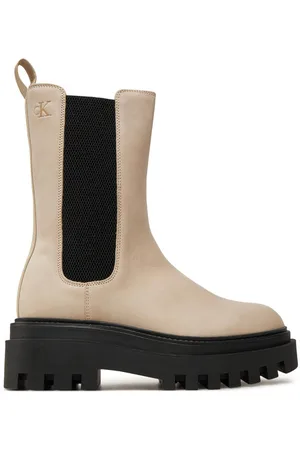 Calvin Klein Sztyblety Flatform Chelsea Boot Mg Nb YW0YW01684