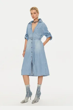 Miss Sixty Sukienka jeansowa 6L3DJ7341000 Regular Fit