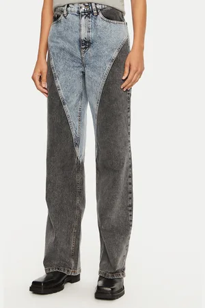 ROTATE Jeansy Betty 1128191603 Straight Fit