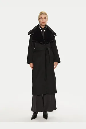 Bruuns Bazaar Płaszcz wełniany Furra BBW4109 Loose Fit