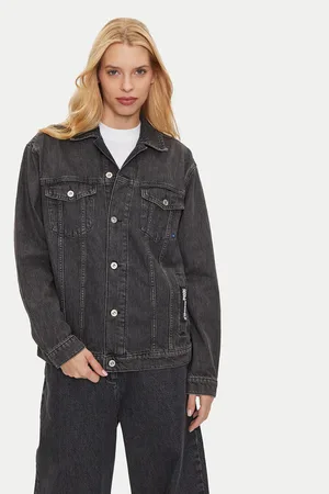 Karl Lagerfeld Kurtka jeansowa 246J1401 Relaxed Fit