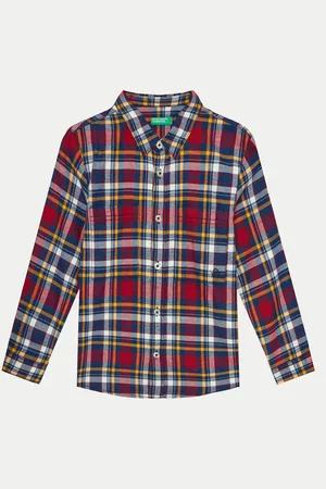 Benetton Koszula 5LQHGQ024 Relaxed Fit