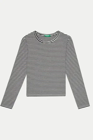 Benetton Bluzka 3XMLC10JJ Slim Fit