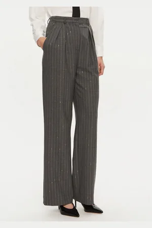 SIMONA CORSELLINI Spodnie materiałowe A24CPPA014 Wide Leg