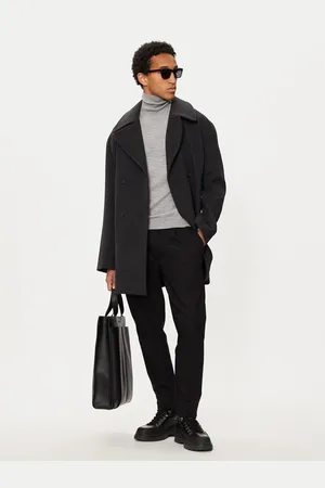 Michael Kors Płaszcz wełniany CF42083BQA Oversize
